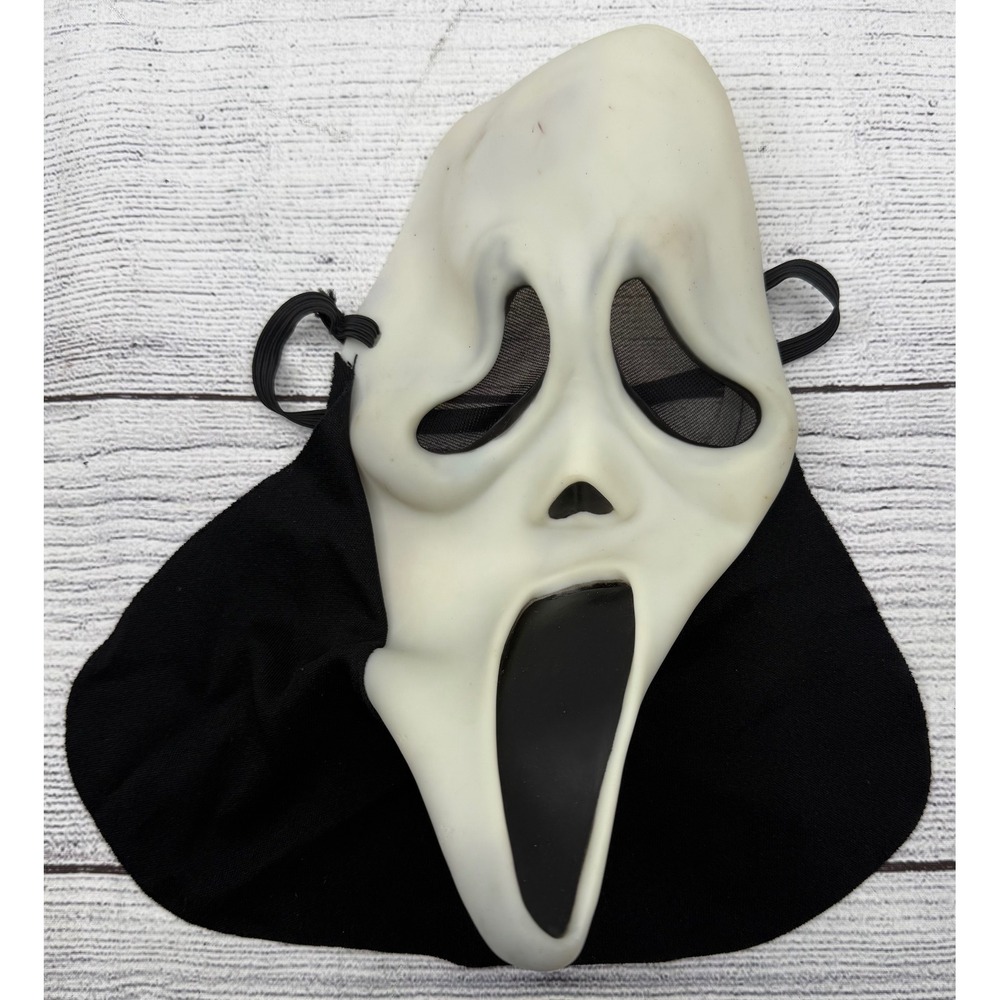 Vintage‎ Ghost Face Scream Mask Classic Halloween Costume 90s Easter Unlimited